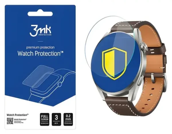 3mk FlexibleGlass pre Huawei Watch 3 Pro / Hybridné sklo / antibakteriálne / 7H