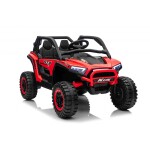 Mamido Mamido Elektrické autíčko Buggy UTV KCK 4x4 červené 24V | 800W | 50 kg | EVA | LED | 2,4 Ghz | ECO koža