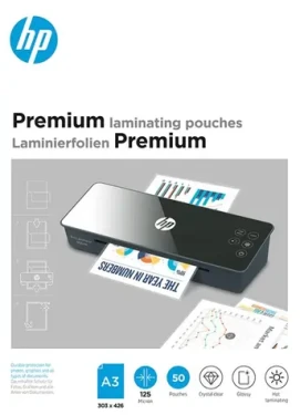 HP Premium laminovacia fólia A3 125 mic / Laminovacia fólia / lesklé / 50 ks (HPF9127A3125050)