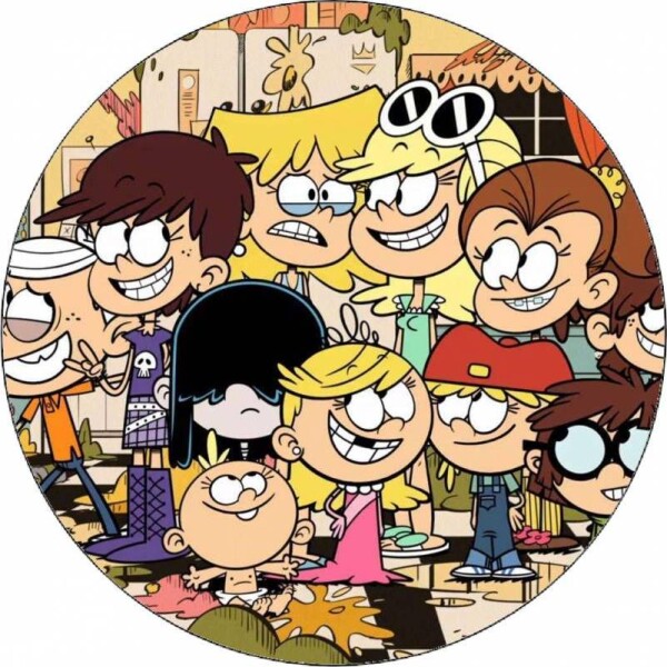Jedlý papier Loud House veľká rodina 19,5 cm - Pictu Hap - Pictu Hap