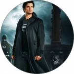 Jedlý papier Smallville Clark Kent v čiernom kabáte, 19,5 cm - Pictu Hap