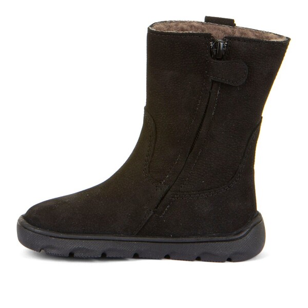 Dievčenské zimné barefoot topánky ZERU TEX BOOT Black, Froddo, G3160242-1, čierna - 24
