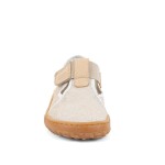 Dievčenské plátené barefoot prezuvky CANVAS T-BAR GOLD SHINE Froddo G1700439-3 - 34