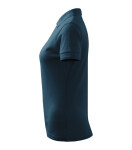 Dámska polokošeľa Pique Navy Blue L