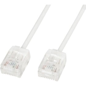 Roline 21.15.4472 RJ45 sieťové káble, prepojovacie káble CAT 6A U/UTP 2 m biela netienený 1 ks; 21.15.4472