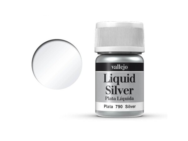 Farba Vallejo Liquid 70790 Silver (Alcohol Based) 35 ml
