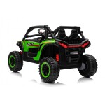Mamido Mamido Elektrické autíčko Buggy UTV KCK 4x4 zelené 24V | 800W | 50 kg | EVA | LED | 2,4 Ghz | ECO koža