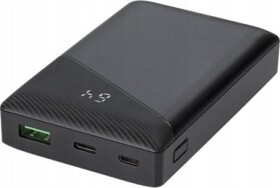 Deltaco Išorinė baterija DELTACO 10 000 mAh, 1x USB-C PD, 1x USB-A, juoda / PB-C1000