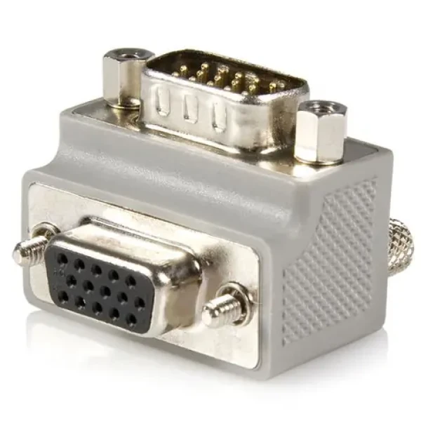 StarTech VGA na VGA sivá / Adaptérový kábel / lomený / M/F (GC1515MFRA2)