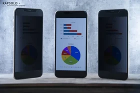 KAPSOLO 2-Way Privacy fólia pre HTC U12 Life / Ochranná fólia / Privacy / 3H (KAP11830)
