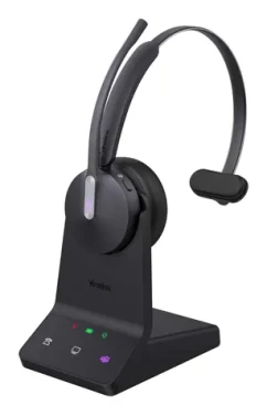 Yealink WH64 Mono (MS Teams) čierna / Mono náhlavná súprava / Bluetooth 5.2 / Na uši / USB-C (1208671)
