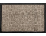 Rohožka 40x60 cm, béžová s čiernymi okrajmi%