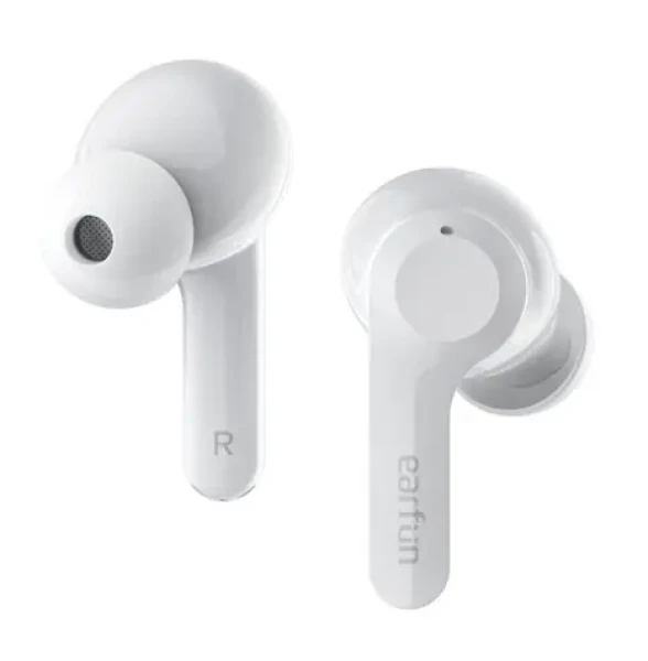 EarFun Air biela / bezdrôtové slúchadlá / mikrofón / Bluetooth 5.0 / IPX7 / dobíjacie púzdro (TW200W)