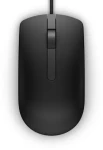 DELL MS116 čierna / Optická myš / 1000dpi / 2 tlačidlá + rolovacie koliesko / USB / 1.8 m (JCKG1)