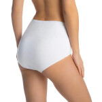 Dámske nohavičky 6pack white MANUELA - Lama 3XL bílá