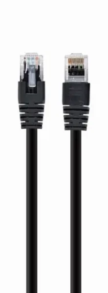 Gembird UTP CAT5E 7.5 m čierna /patch kábel/ s ochranou (PP12-7.5M/BK)