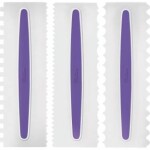 3 ks Icing Comb cukrářské stěrky 22,8 x 7,6 cm - Wilton - Wilton