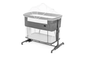 Kidnort Snäckskal Postieľka sivá / Nosnosť : postieľka do 9kg / Ohrádka do 15kg (KNLOZ000011)