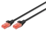 Digitus Cat6 U/UTP čierny 2m / Patch kábel / RJ45-RJ45 (DK-1612-020/BL)