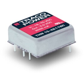 TracoPower THN 15-2411WI DC / DC menič napätia, DPS 24 V/DC 5 V/DC 3 A 15 W Počet výstupov: 1 x; THN 15-2411WI