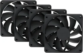 HYTE FA12 4ks čierna / Ventilátor / 120 mm / 1500 RPM / 28 dB / 4-pin PWM (FAN-HYTE-FA12-BB-4)