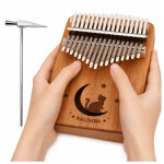 Mamido Drevená kalimba s príslušenstvom a puzdrom