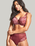 Dámska podprsenka Sabrina Red rose 10631 - Panache 65G bordó