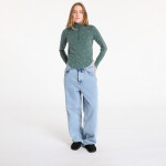 Tričko Nike Sportswear Women's Slim 1/2-Zip Long-Sleeve Logo Top Vintage Green/ Light Army/ Vintage Green S