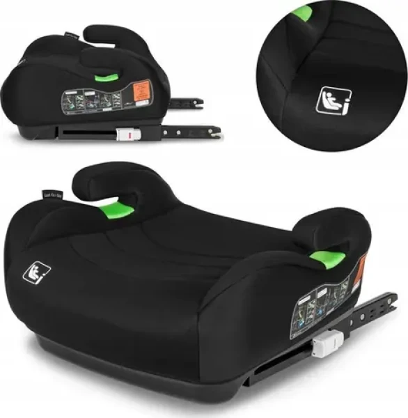 Lionelo Podsedák Luuk Fix i-Size 125-150 cm Black Carbon (LFOTLUUKFIXISZBKCRNX)