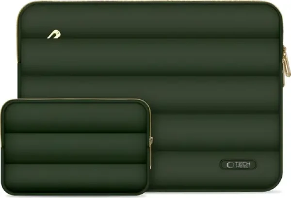 Tech-Protect Puffy 15-16" khaki / Puzdro pre notebook do 16" / khaki (5906302375318)