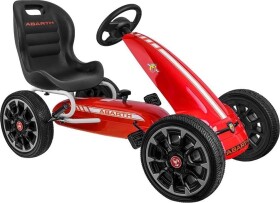 ABARTH Šľapacie autíčko na pedály Biela