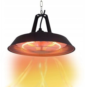 Sunred Hanging infrared heater 4IQ Dune, black, 1500 W