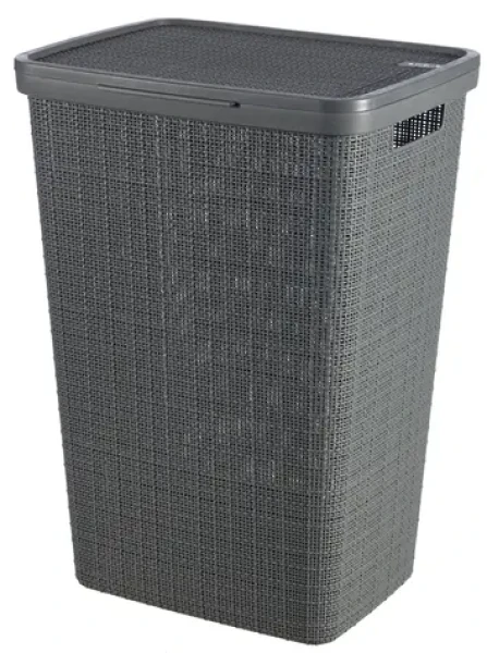 Curver Jute Kóš na bielizeň 58 l sivá / 60 x 43 x 34 cm (245975)