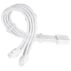 Silverstone Kábel EPS 8-Pin na 2x EPS/ATX 4+4-Pin 300mm - biela (SST-PP07E-EPS8W-V2)