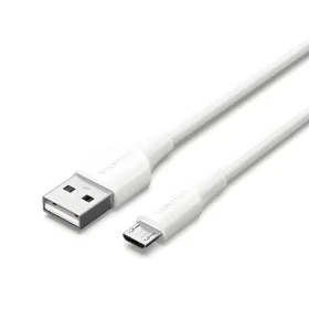 Vention biela / Kábel USB 2.0 A - Micro USB / 2A / 1m (CTIWF)