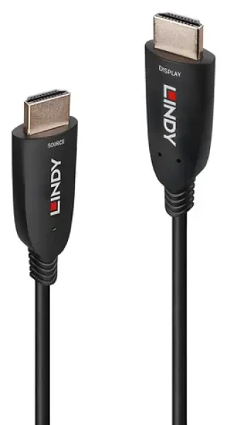 Lindy Fibre Optic Hybrid HDMI kábel 100 m / HDMI kábel / HDMI 2.1 / 8K60Hz / optický hybrid / pozlátené konektory (38518)