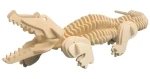 Woodcraft Drevené 3D puzzle Krokodíl
