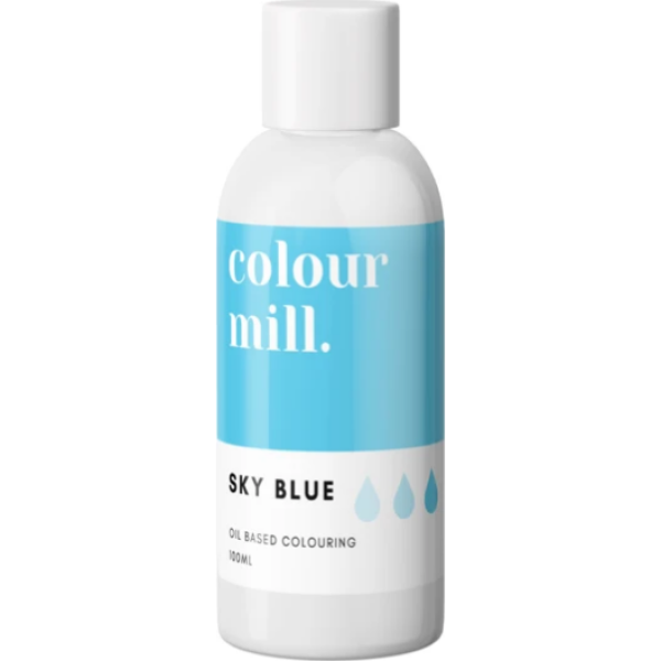 Olejová farba 100 ml vysoko koncentrovaná modrá obloha - Sky blue - colour mill - colour mill