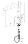 VILLEROY & BOCH VILLEROY & BOCH - Drezová batéria Steel Shower Antracit 96970105