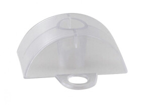 Distančná podložka (vlna) 18 mm, číra (41 × 18 mm) – 100 ks / bal