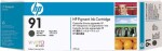 HP No.91 Čierny matowy, kapacita 775 m C9464A