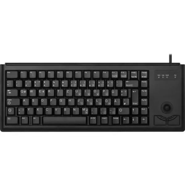 Cherry G84-4400LUBUS-2 čierna / Klávesnica s trackballom / drôtová / USB / US layout (G84-4400LUBUS-2)