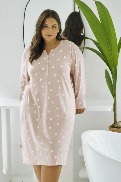 Taro Nori 3469 long/r 2XL-4XL Z25/26 dámske tričko Růžová 3xl