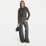 Mikina Diesel F-Slimmy-Hood-S3 Sweatshirt Grigio Melange S