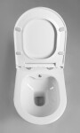 SAPHO - AVVA CLEANWASH závesná WC misa, integrovaná batéria a bidetová sprška, Rimless, 35,5x53cm, biela 100315