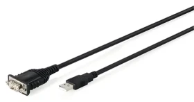 Digitus USB 2.0 - RS232 adaptér čierna / Adaptér / USB Typ-A / RS-232 / 1,8 m (DA-70172)