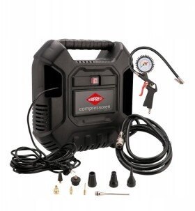 Airpress KOMPRESOR bezolejowy HLO 180 + Príslušenstvo