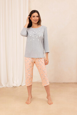 DÁMSKE PYŽAMO 707 J/25 bledá melanž L
