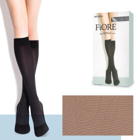 Dámske podkolienky Ula C 2101 masľou 60 DEN - Fiore UNI černá