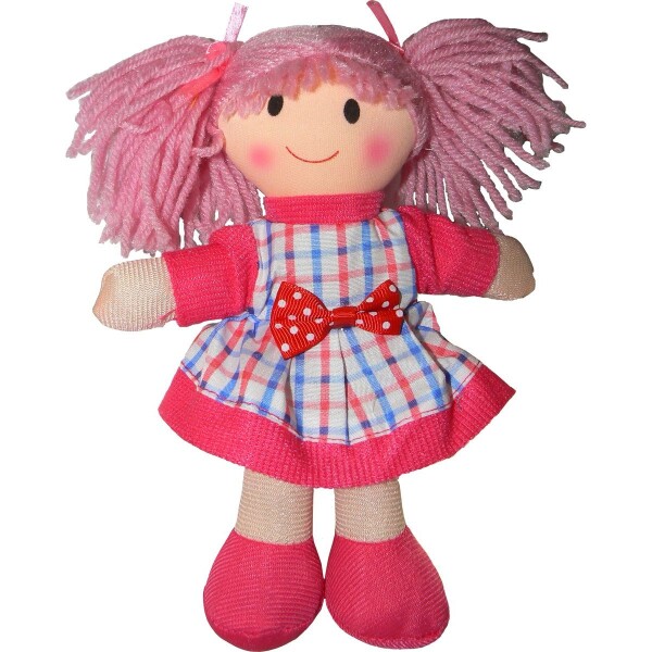 HM Studio Bábika handrová 20 cm ružová